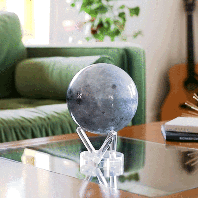 Moon Rotating Globe