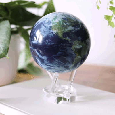 Mova Globes Earth with Clouds Rotating Globe