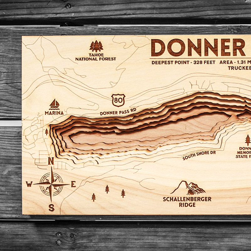 Donner Lake Map