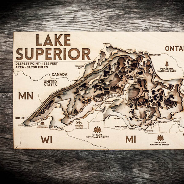 Lake Superior Nautical Map