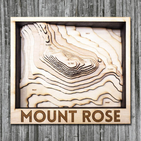 Mount Rose Wood Map, Mount Rose Ski are gift