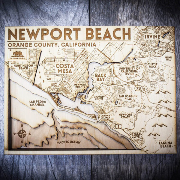 Newport Beach California 3d Map