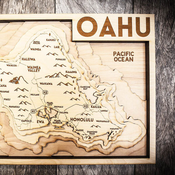 Oahu 3d Map