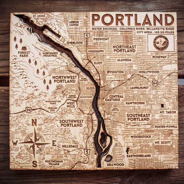 Portland 3D Nautical Map