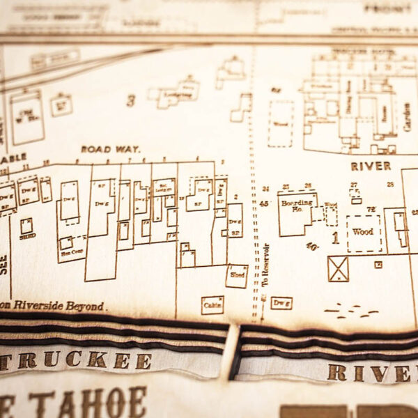 Truckee River Wood Map