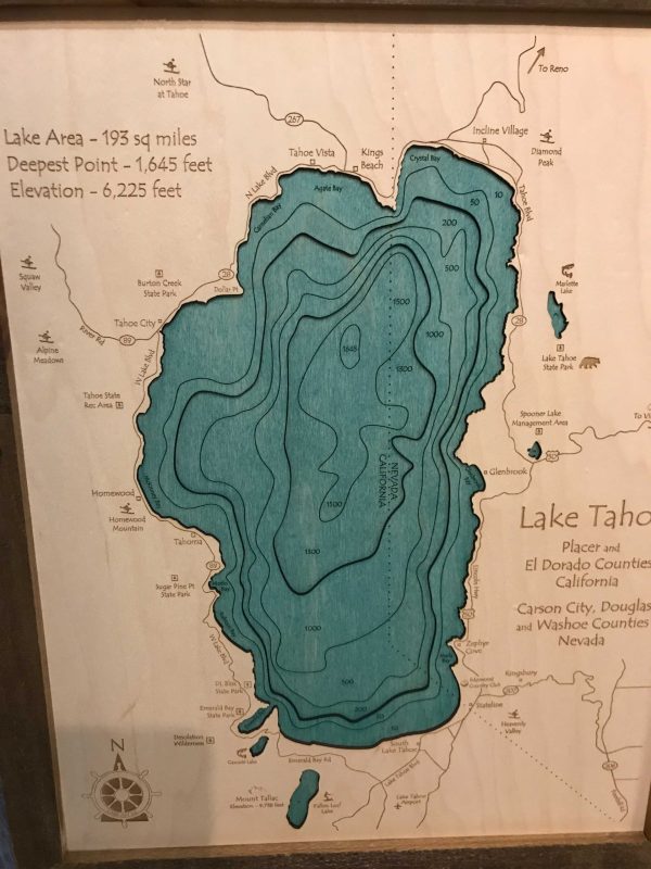 Lake Tahoe Map