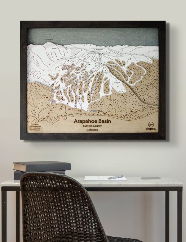 Arapahoe Basin Colorado Ski Resort Wooden Art