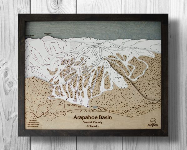 Arapahoe Basin Colorado Ski Resort Wooden Art