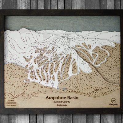 Arapahoe Basin Colorado Ski Resort Wooden Art