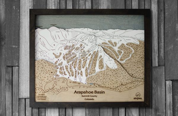 Arapahoe Basin Colorado Ski Resort Wooden Art