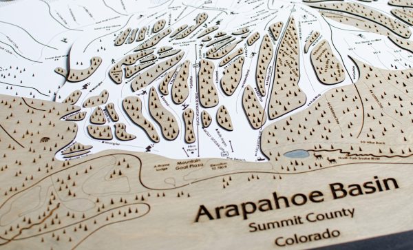 Arapahoe Basin Colorado Ski Resort Wooden Art