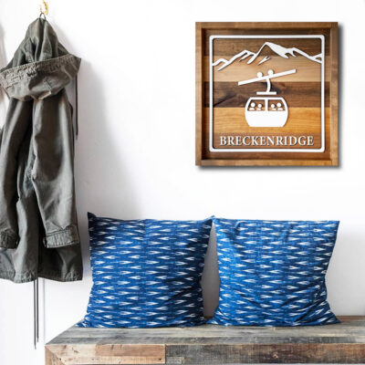 Breckenridge Custom Rustic Cabin Decor Artwork