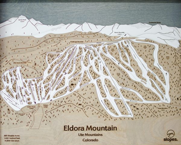 Eldora Mountain Colorado Ski Trail Map