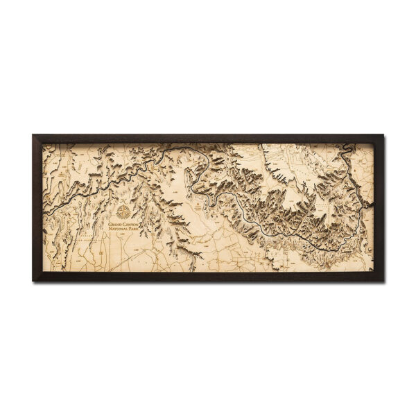 Grand Canyon 3D Wood Map