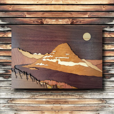 Hidden Lake, Bearhat Mountain, Glacier National Park 3D Wall Art