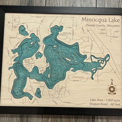 Lake Minocqua Map