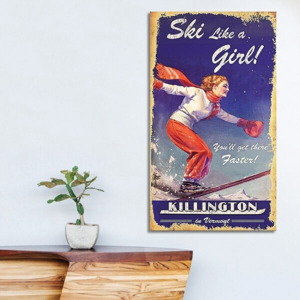 Killington sign, Killington ski poster