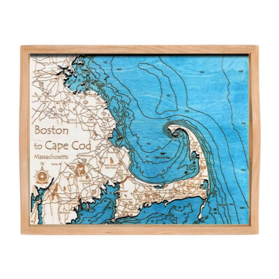 Boston and Cape Cod serving tray