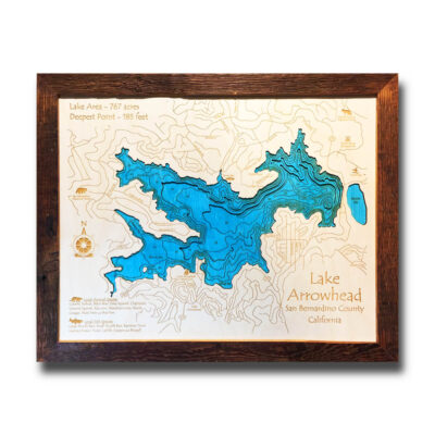 Lake Arrowhead Wood Map