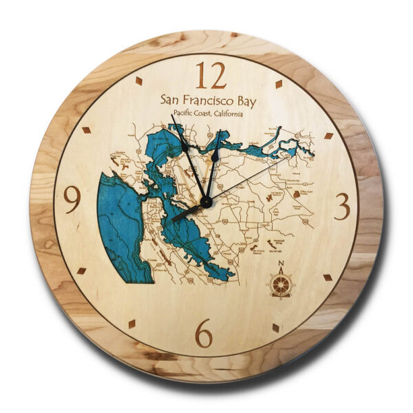 San Francisco Wood Clock