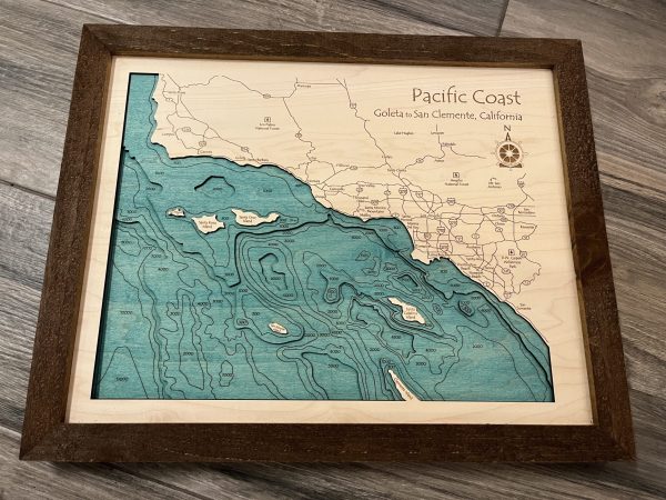 Pacific Coast Map