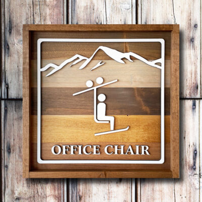 Ski Decor, Skier Rec Sign