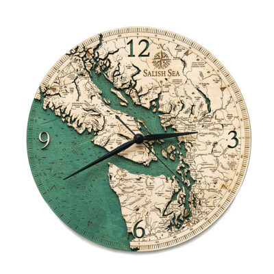 Salish Sea Wood Clock