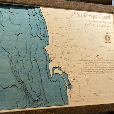 San Diego Coast Map