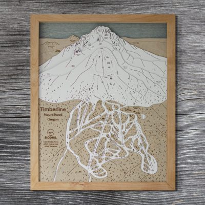 Timberline Mount Hood Oregon Ski Map