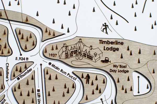 Timberline Mount Hood Oregon Ski Map