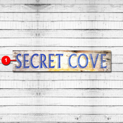 Personalized Lake Sign Secret Cove Tahoe