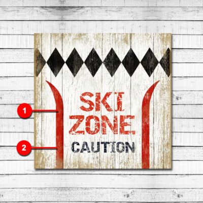 Personalized Ski Sign Custom