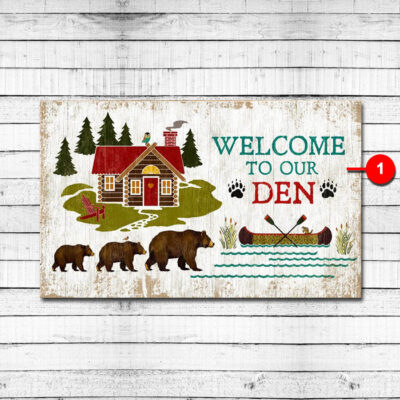 Personalized Cabin Sign