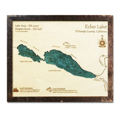 Echo Lake Wood Map