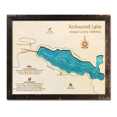 Kirkwood Lake Wood Map