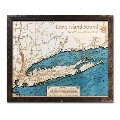 Long Island Sound Map for Sale