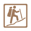 Add a "Hiking" icon to mark your favorite hiking destination.