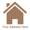 Add a "Home" icon and your address where your home is located.